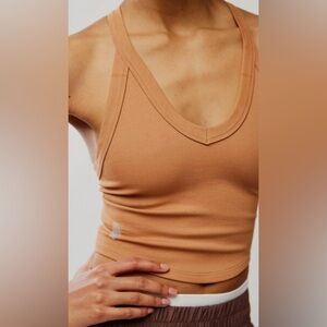 Free People All Clear Vneck Cami Top Twig